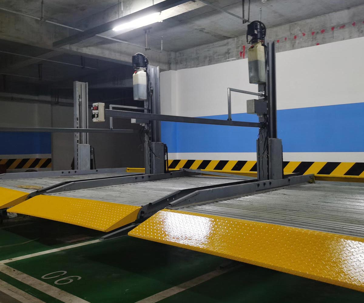 地下室簡易升降立體車庫停車設備收購