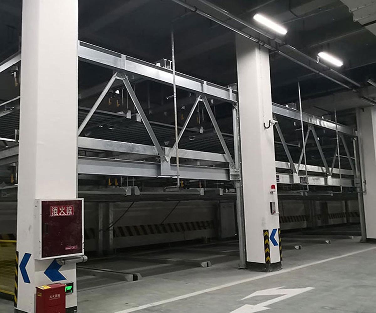 四柱機械式立體停車設備過規劃