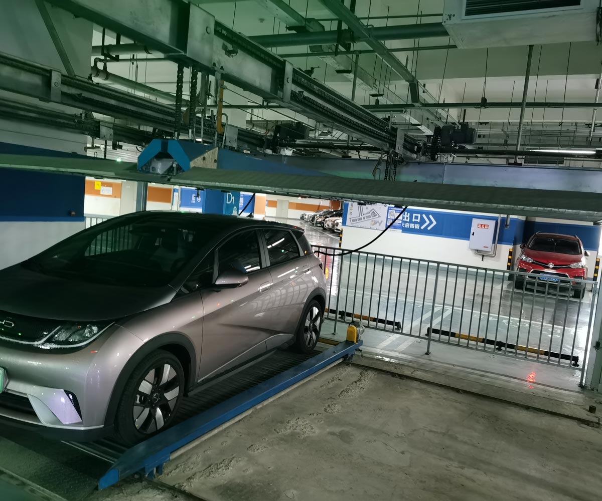PSH梳齒交換升降橫移機械式停車設備